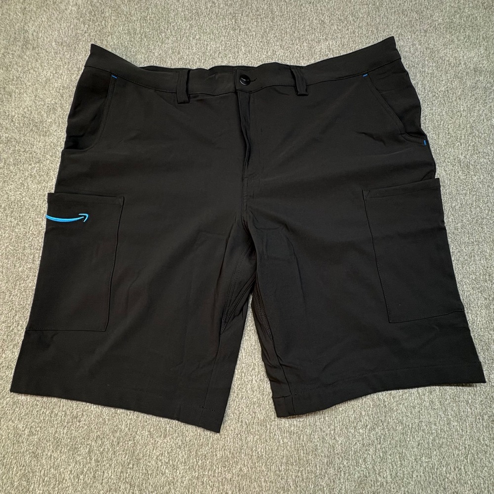 Amazon Delivery Driver Uniform Cargo Shorts Mens 2XL Black Luly Yang 38-42 Waist